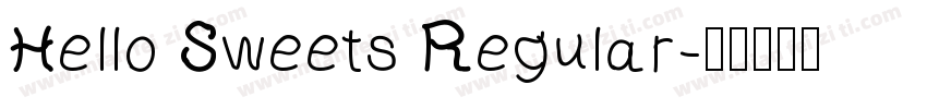 Hello Sweets Regular字体转换